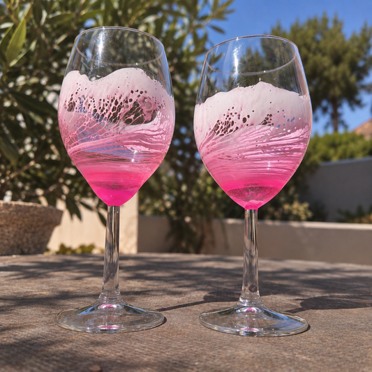 Duo de Verres Vagues Édition Octobre Rose 🎀